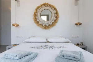 A view of the master bedroom